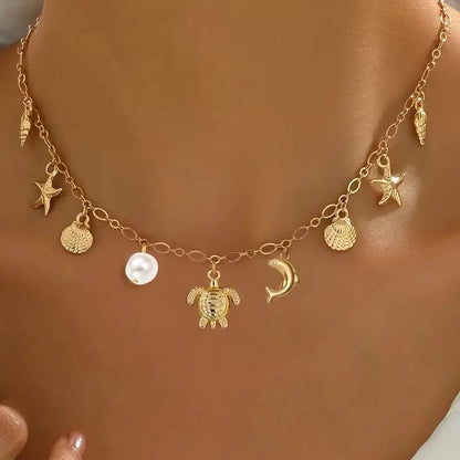 Marina Hanger Ketting Vintage Bohemian Oceaanstijl