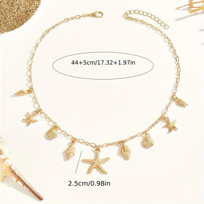 Marina Hanger Ketting Vintage Bohemian Oceaanstijl