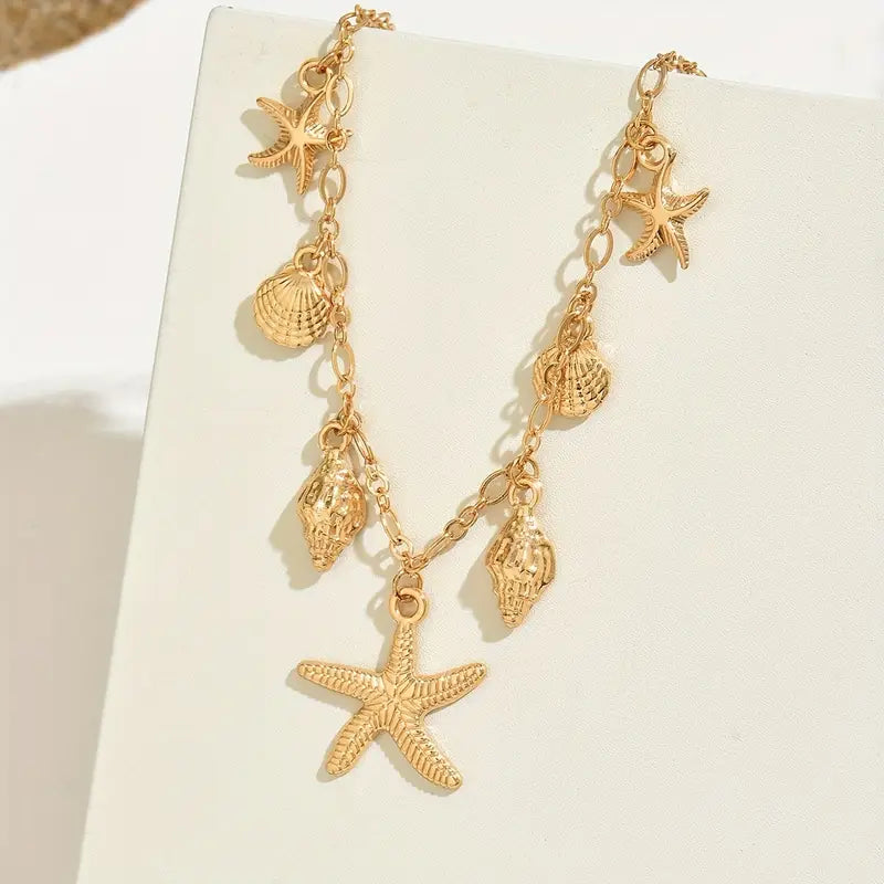 Marina Hanger Ketting Vintage Bohemian Oceaanstijl